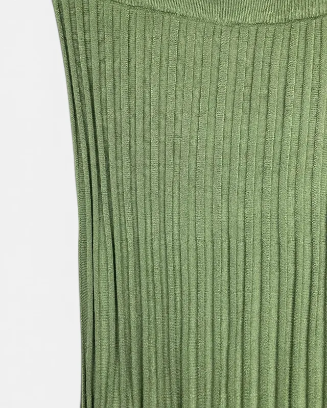 Pollera verde tejida daniel cassin