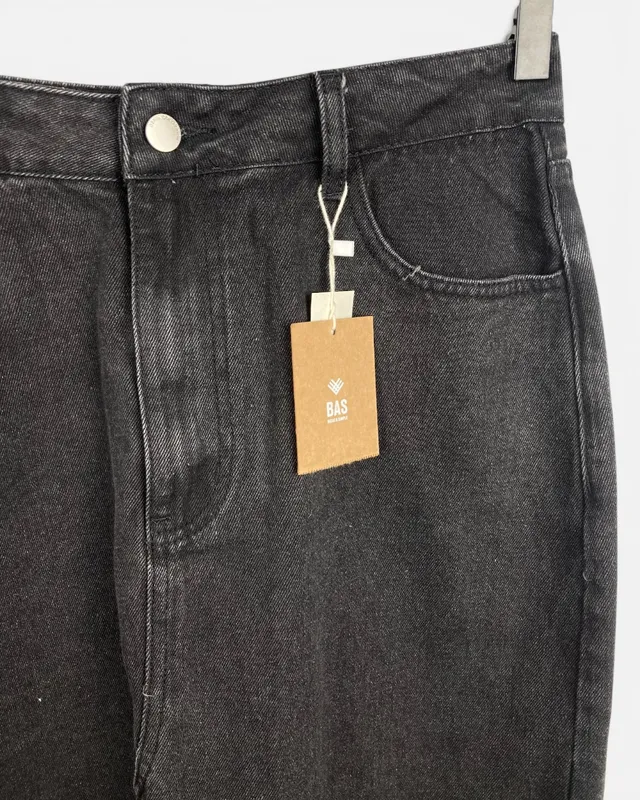 Pollera jean negra bas