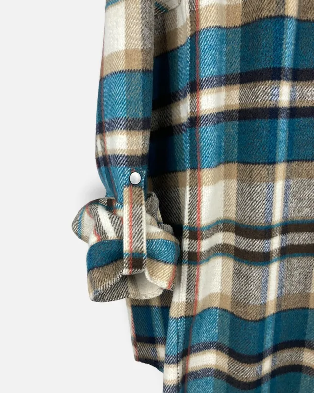 Sobre camisa cuadrille zara