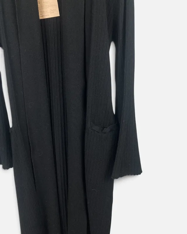 Saco negro largo cher