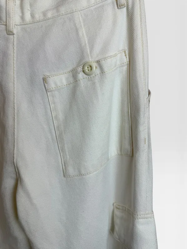 Pantalon natural cargo zara