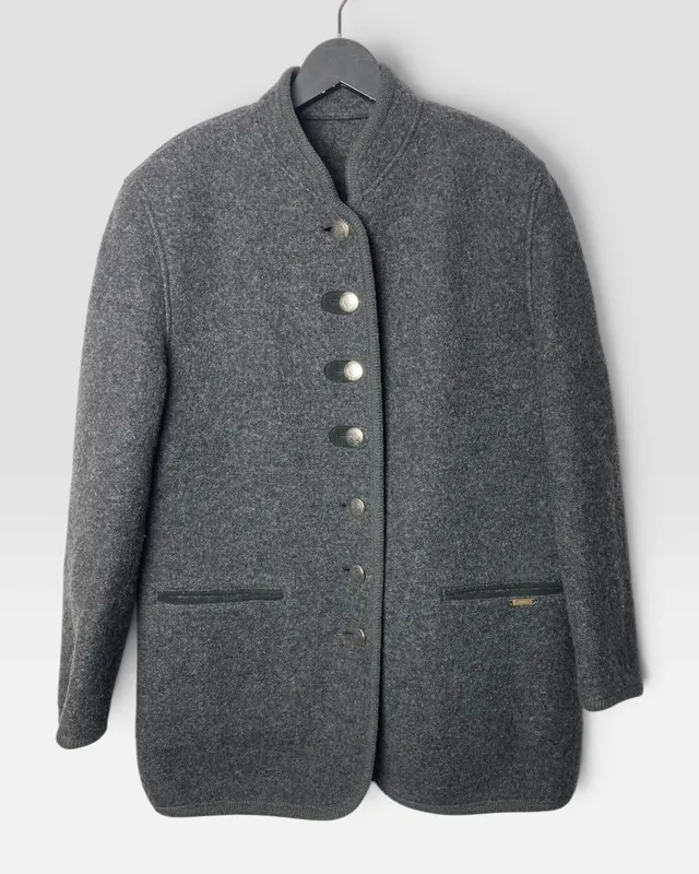 Chaqueta gris lana dolomiten