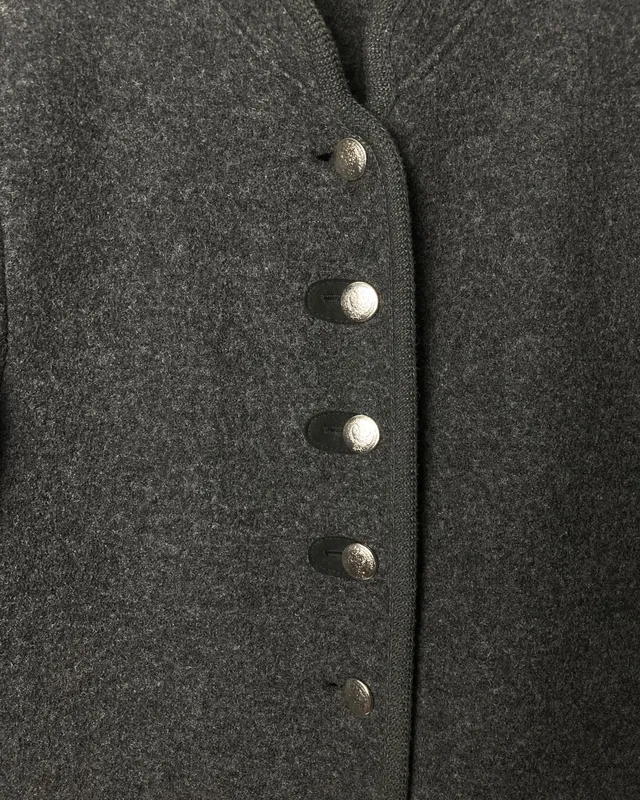 Chaqueta gris lana dolomiten
