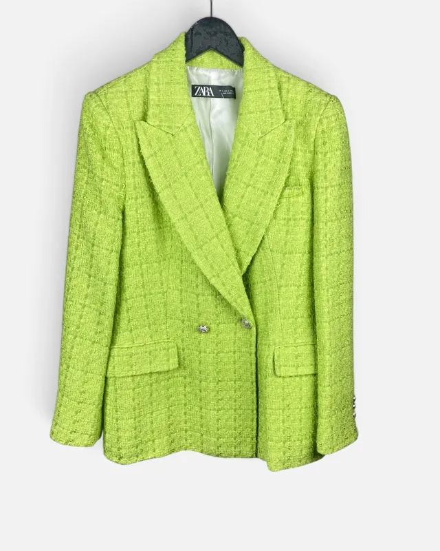 Blazer verde zara
