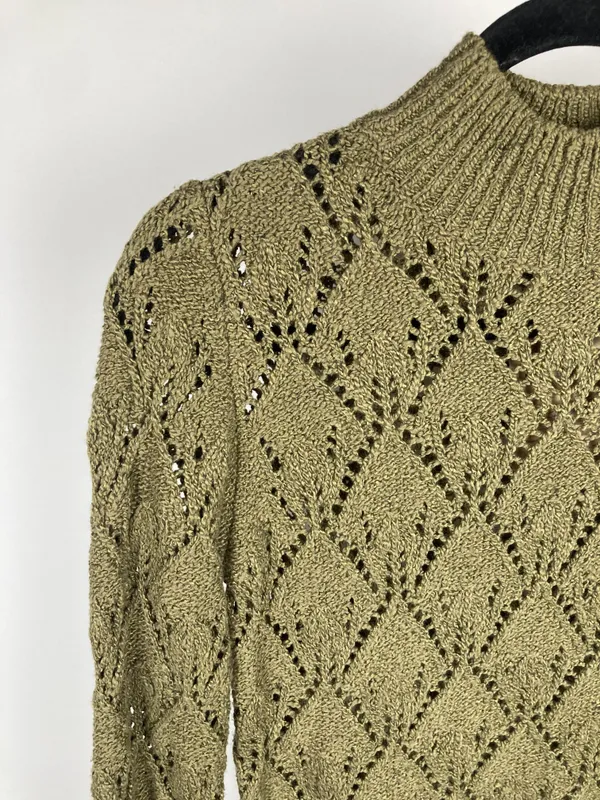 Buzo verde militar mango
