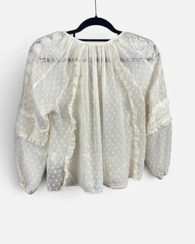 Blusa cruda rapsodia