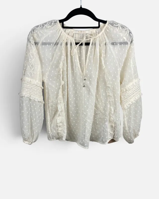Blusa cruda rapsodia