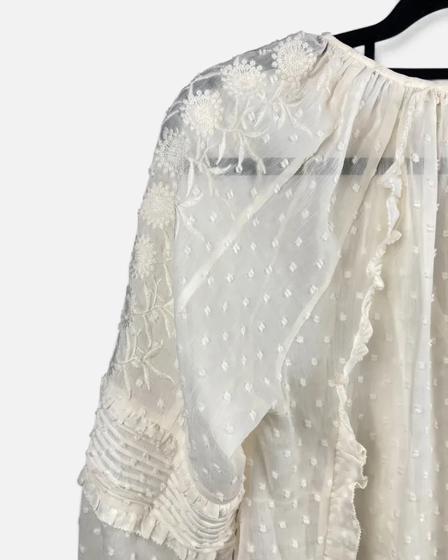 Blusa cruda rapsodia