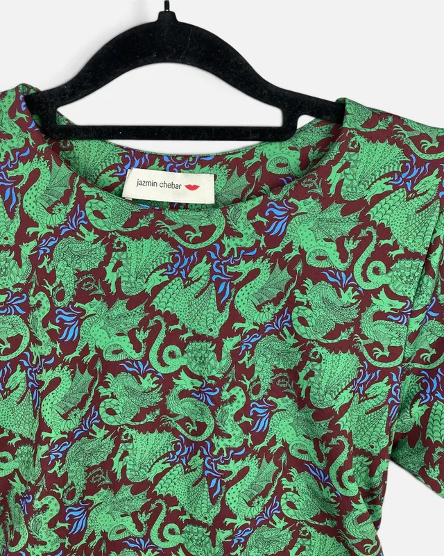 Remera verde jazmin chebar