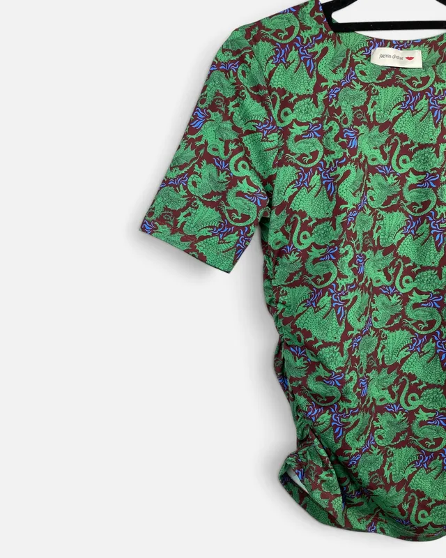 Remera verde jazmin chebar