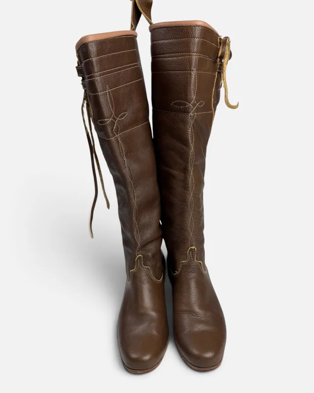 Botas marrones bagual