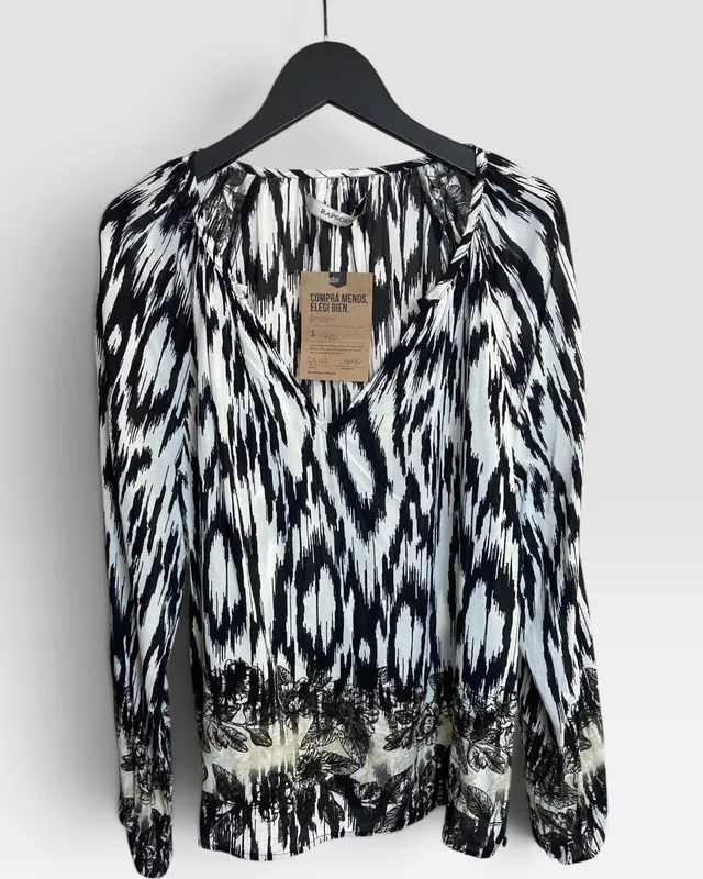 Blusa estampada rapsodia