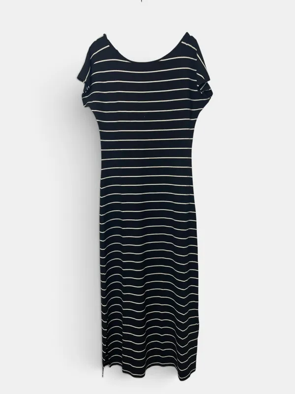 Vestido largo rayado cacharel etoile