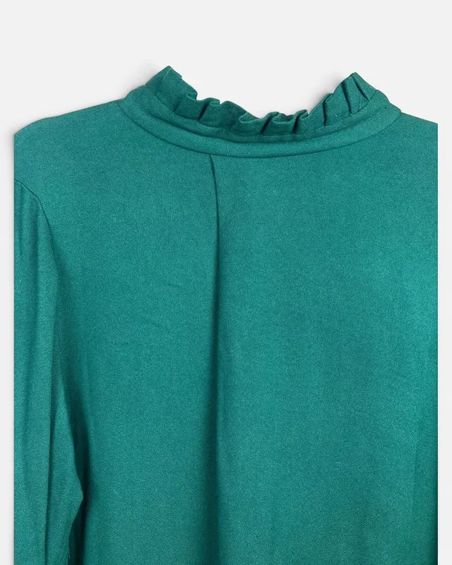 Blusa verde rotunda