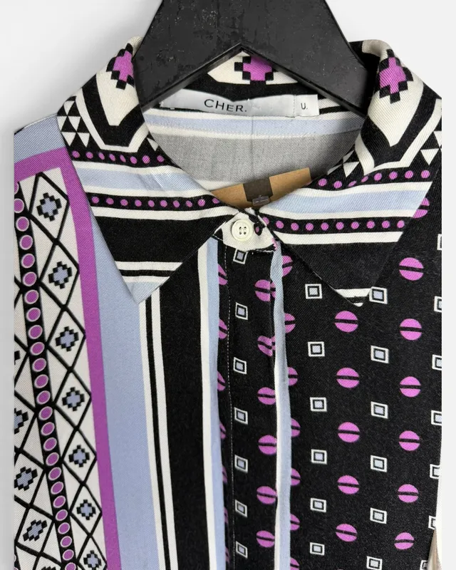 Camisa estampada cher