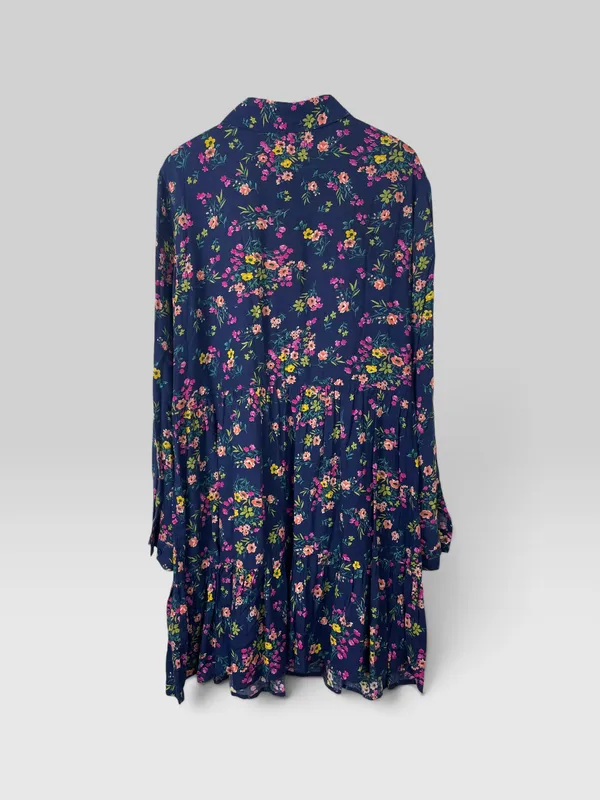 Vestido corto acampanado indian