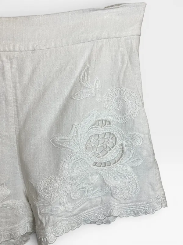 Short blanco zara