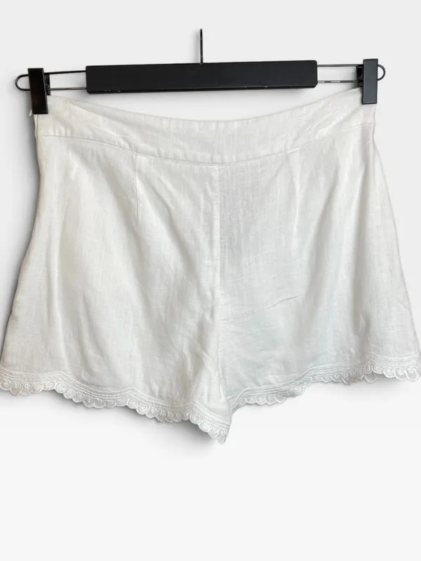 Short blanco zara