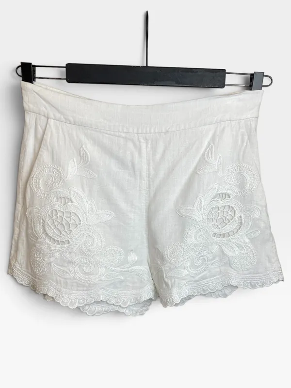 Short blanco zara