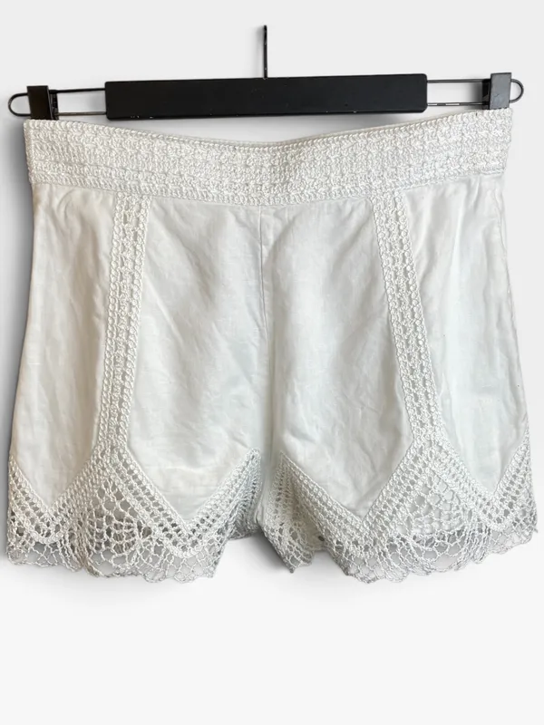 Short blanco zara