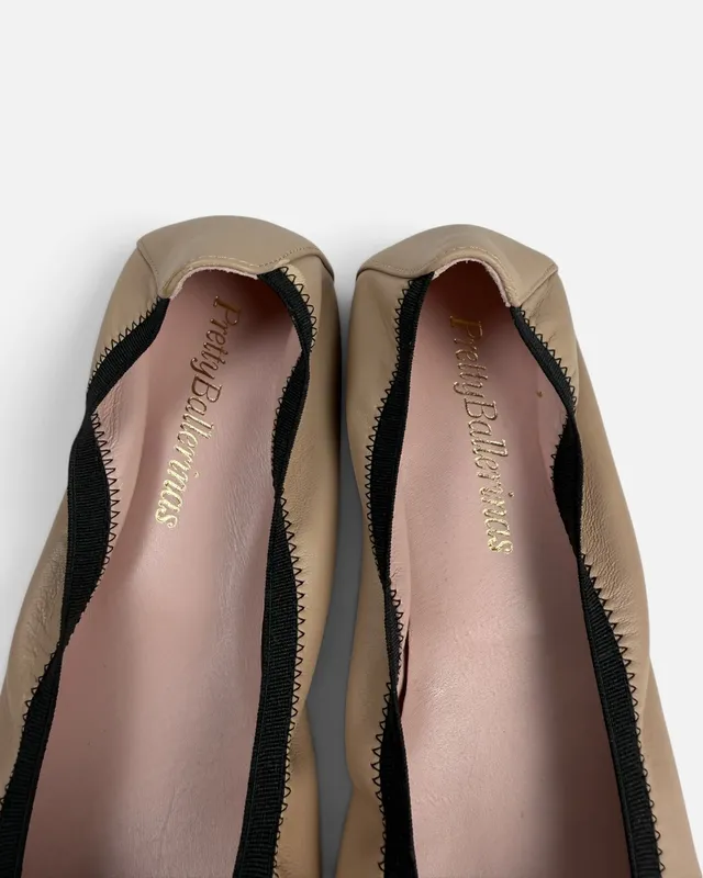 Chatitas cueo beige c/charol pretty ballerina