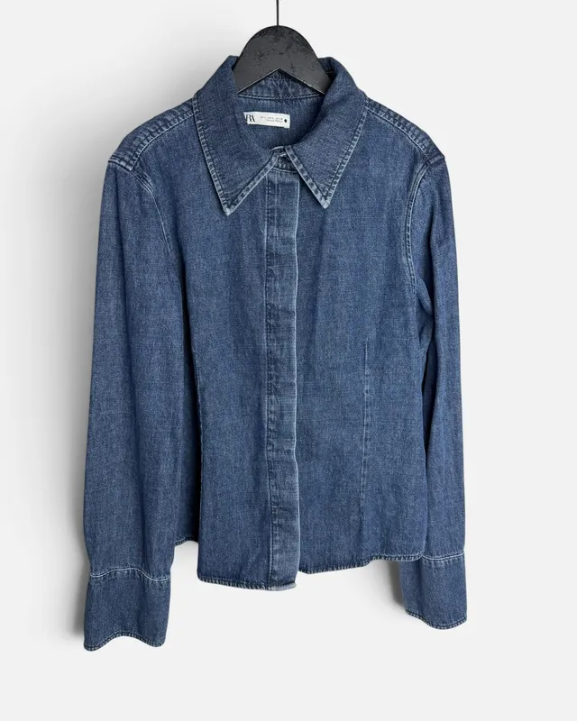 Camisa jean zara
