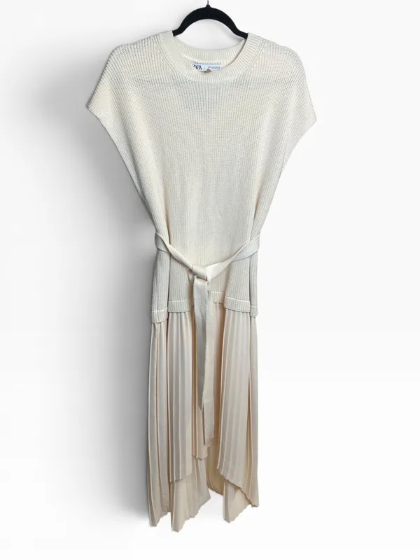 Vestido blanco zara