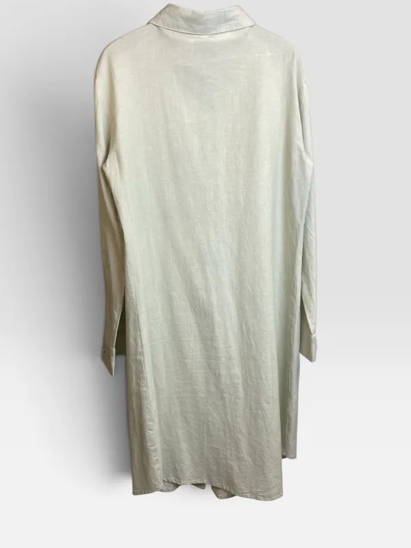 Vestido camisero verde caro criado