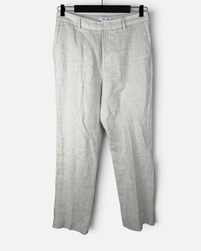 Pantalon beige mango