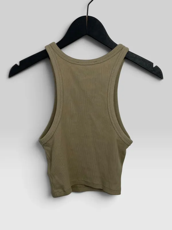 Musculosa basica rib zara