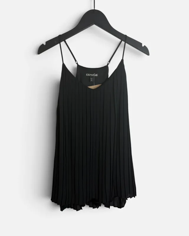 Blusa bretel fino negra express