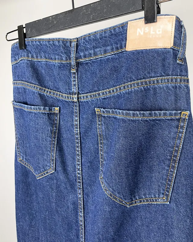 POLLERA NSLB JEAN LARGA