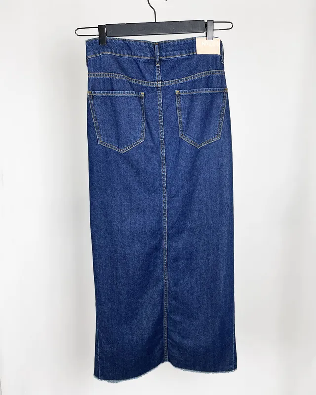 POLLERA NSLB JEAN LARGA