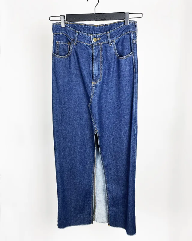 POLLERA NSLB JEAN LARGA