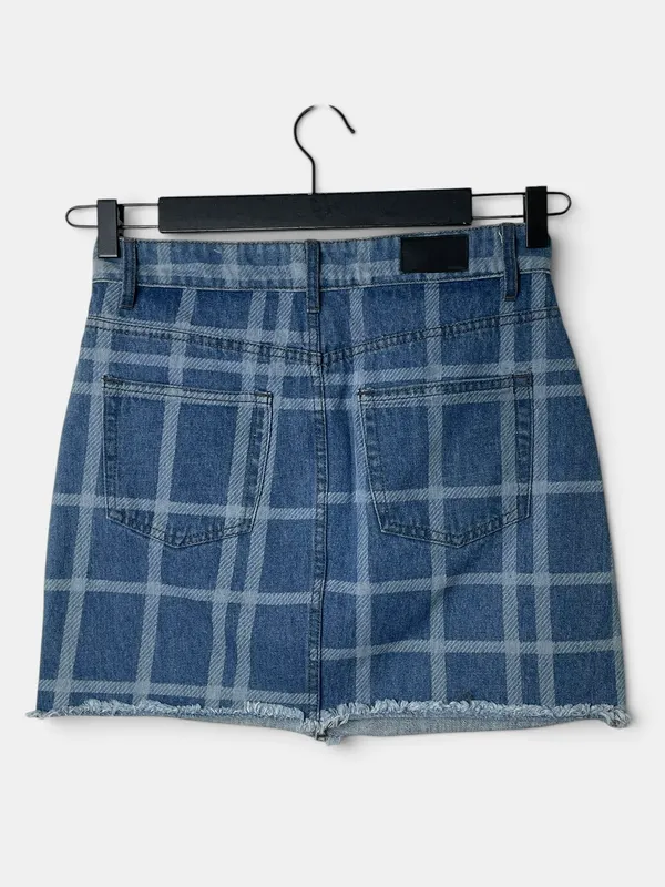 Pollera jean cruadros seven seven