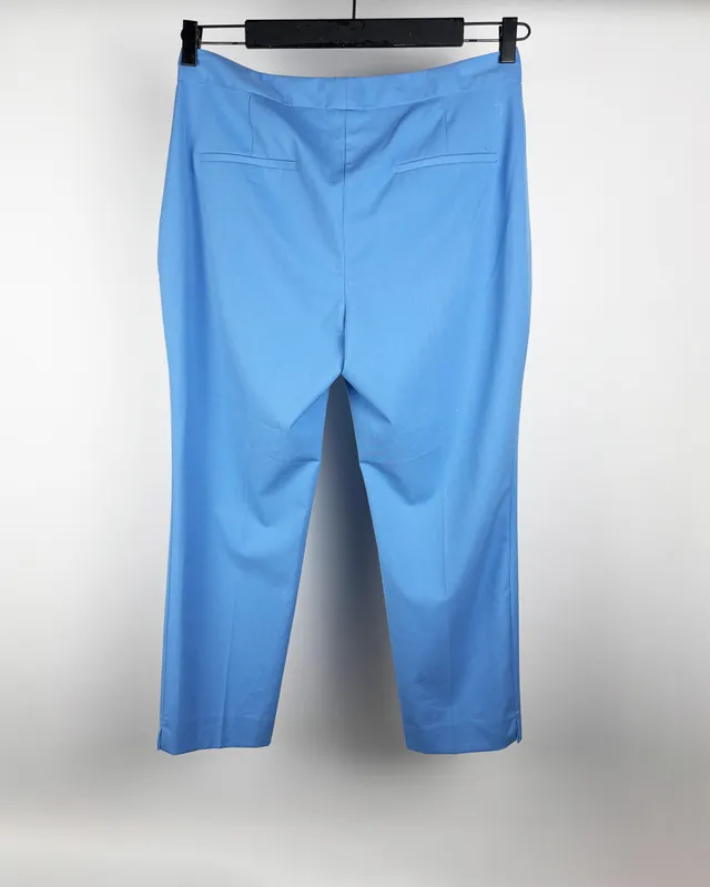Pantalón de vestir celeste zara 