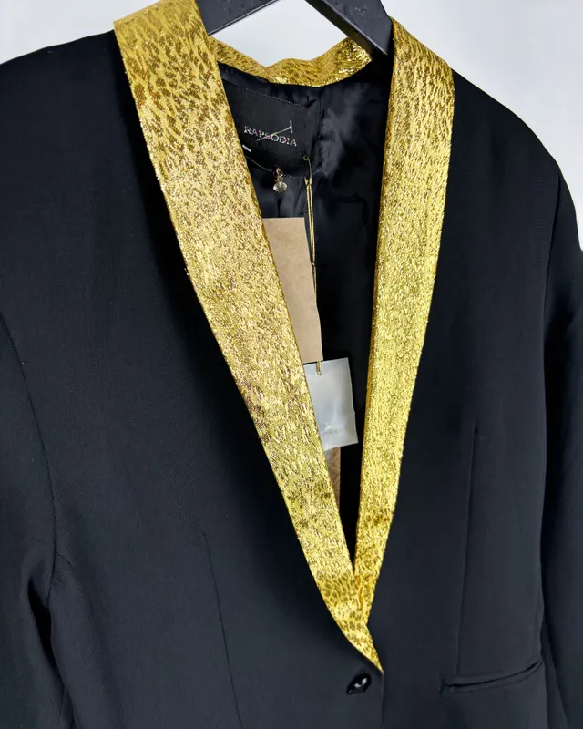 Blazer negro  rapsodia