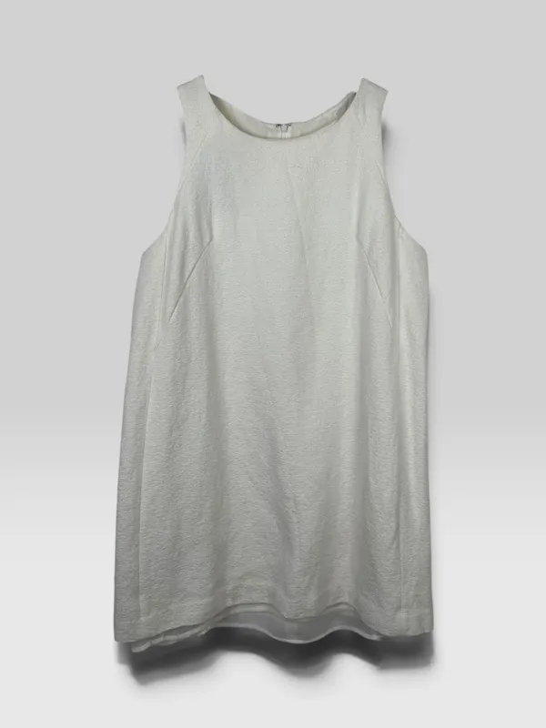 Vestido corto tejido mango