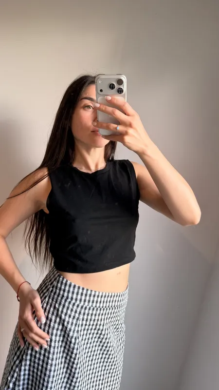 Top musculosa indian basica talle m