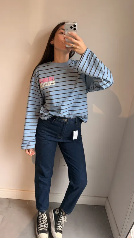Remera a rayas zara talle s