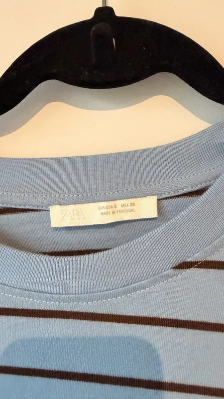 Remera a rayas zara talle s