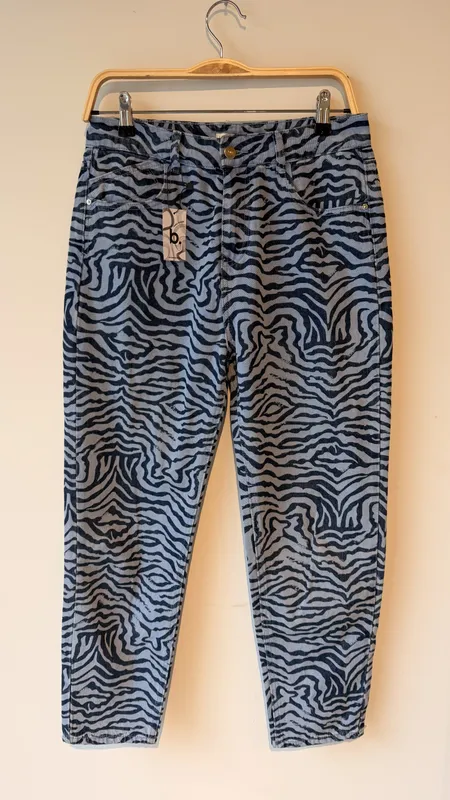 Jeans zebra azul lolita talle 40
