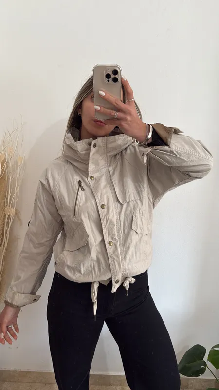 Chaqueta beige try me talle 40