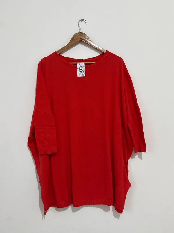 Buzo rojo bas talle s