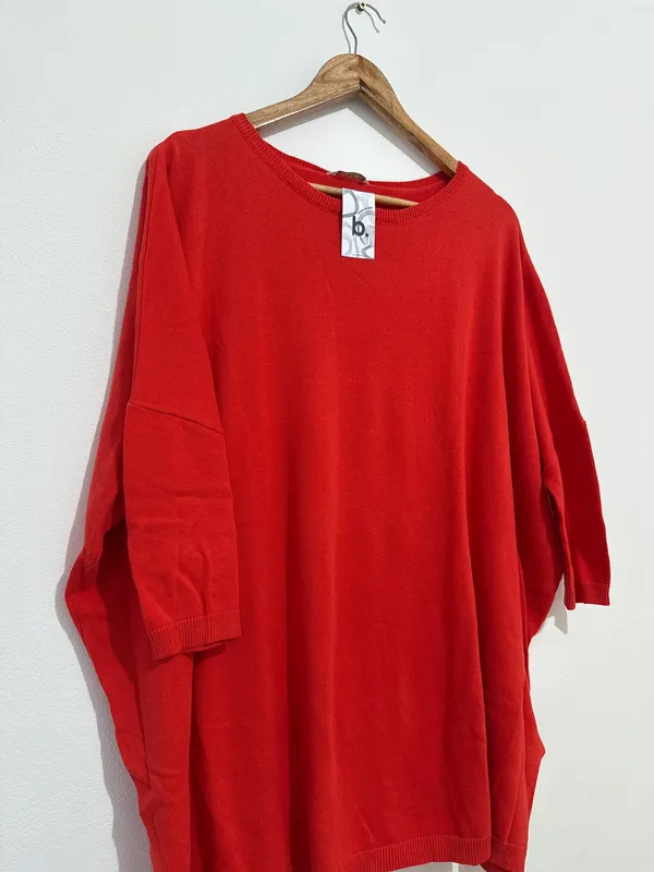 Buzo rojo bas talle s