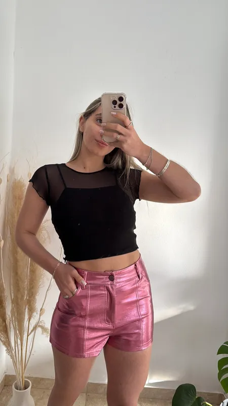 Short rosado talle 36