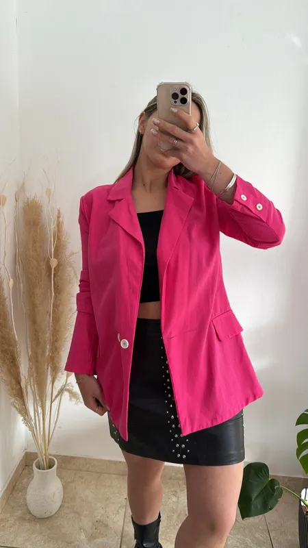 Blazer fucsia talle m