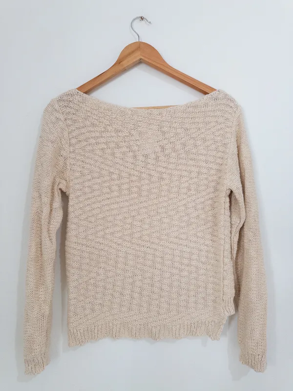 Sweater tejido rústico africa