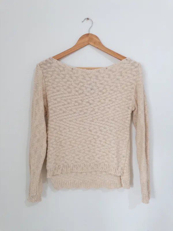 Sweater tejido rústico africa