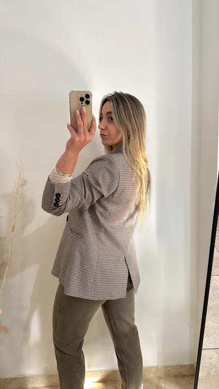 Blazer minot marron talle s